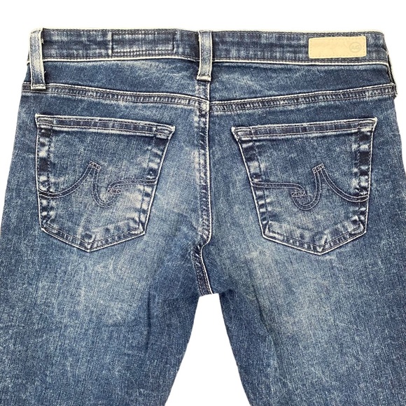 AG The Legging Ankle | Super Skinny Ankle Stonewash Jeans with Raw Hem 26 - Picture 8 of 16